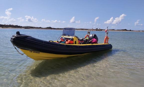 Voyage en bateau à Jersey